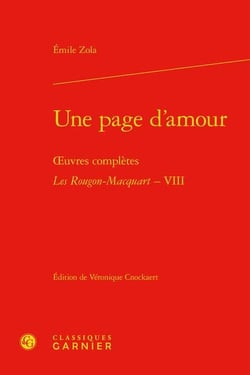 Une page d'amour - oeuvres complètes - les Rougon-Macquart Tome 8