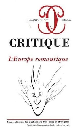 Revue Critique n.745-746 : L'Europe romantique