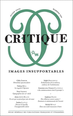 Revue Critique n.944 : Images insupportables
