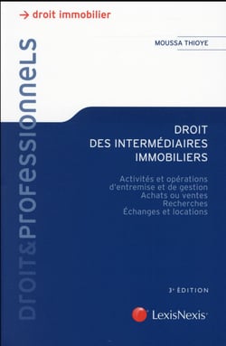 Droit des intermédiaires immobiliers (3e édition)
