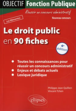 Le droit public en 90 fiches - 4e edition