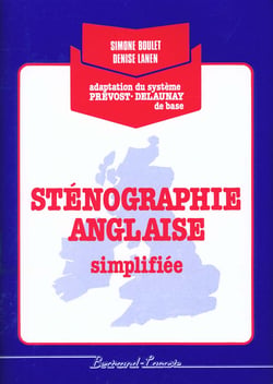 Sténographie anglaise simplifiée - pochette de l'élève