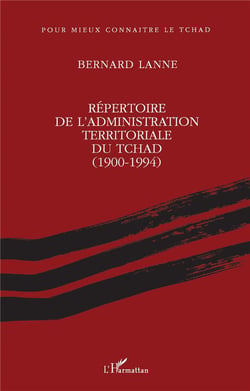 Répertoire de l'administration territoriale du Tchad (1990-1994)