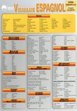 Vocabulaire espagnol