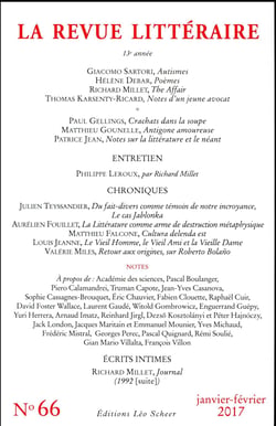 LA REVUE LITTERAIRE n.66
