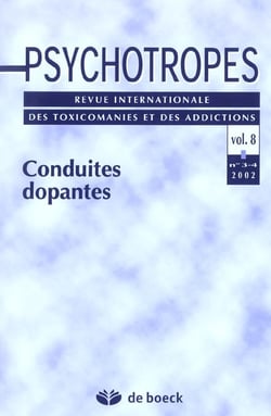 Revue psychotropes n.8/3-4 - conduites dopantes