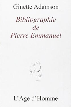 Bibliographie de pierre emmanuel