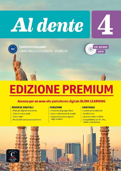 Al dente 4 : italien - B2 - livre de l'élève + cahier premium