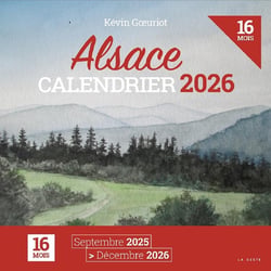 Calendrier 16 mois : Alsace (édition 2026)