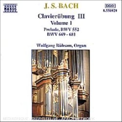 Clavierubung III /Vol.1