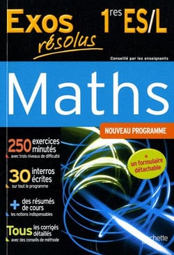 Exos résolus - mathématiques - 1ère es, l