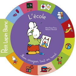 Petit lapin blanc - tout-en-rond - l'école