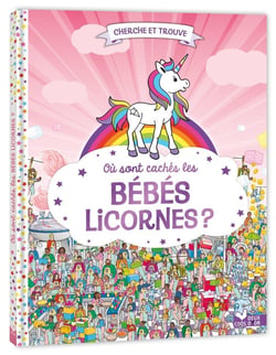 Cherche et trouve : Où sont cachés les bébés licornes ?
