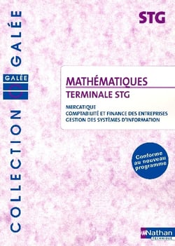 Mathématiques - terminale stg - spécialité mcg - pochette de l'élève (édition 2006)