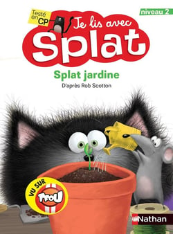 Je lis avec Splat : Splat jardine : niveau 2 (édition 2022)