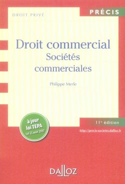Droit commercial, sociétés commerciales (11e édition)