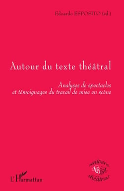 Autour du texte théâtral - analyses de spectacles et témoignages du travail de mise en scène