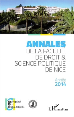 Annales de la faculté de droit et science politique de Nice - année 2014