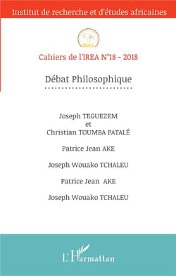 Cahiers de l'IREA Tome 18 : débat philosophique