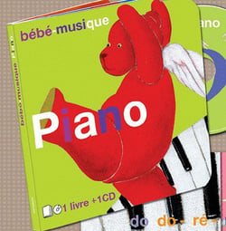 bébé-musique Piano Livre CD