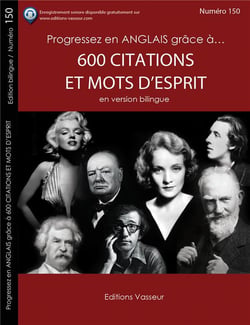 Progressez en anglais grâce à 600 citations et mots d'esprit