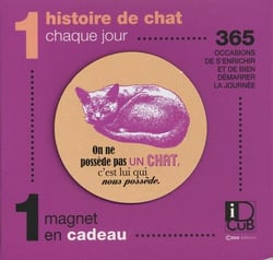 Éphéméride chat - histoires et anecdotes - 1 histoire et 1 anecdote sur les chats chaque jour