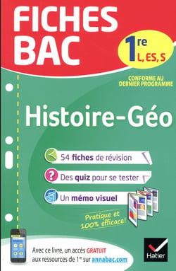 Fiches bac - histoire-géographie - 1re l, es, s