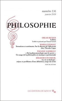 Revue Philosophie n.136