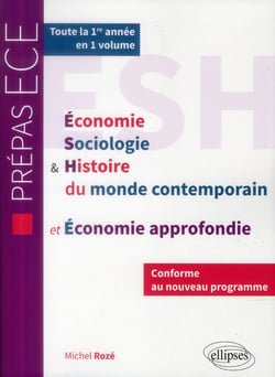 Esh et economie approfondie - nouveau programme prepas ece 1re annee