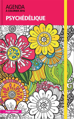 Agenda à colorier 2016 - psychédélique