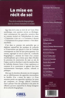 La mise en récit de soi - place de la recherche biographique dans les sciences humaines et sociales