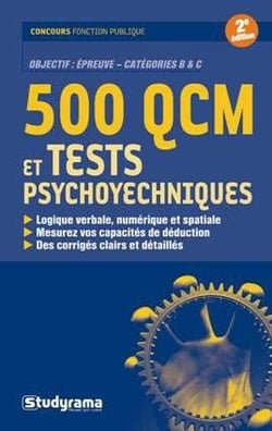 500 qcm et tests psychologiques