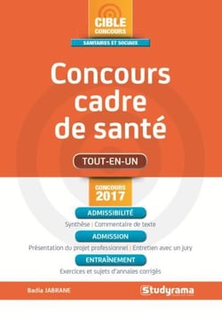 Concours cadre de santé