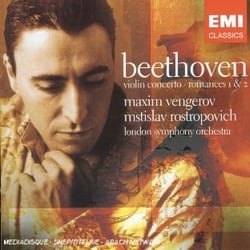 Concerto pour violon, romance n°1, romance n°2