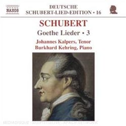 Lieder Sur Des Poèmes De Goethe, Vol. 3