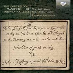 The John Reading manuscripts of Dulwich College