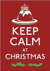 Keep calm at christmas
