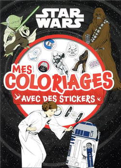 Mes coloriages avec stickers - star wars