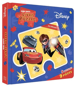 5 puzzles 9 pièces - les véhicules