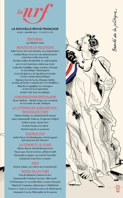 La nouvelle revue francaise n.652