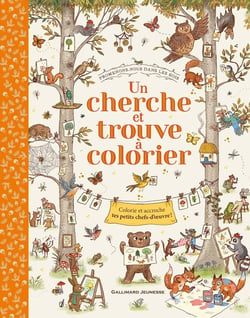 Promenons-nous dans les bois : un cherche et trouve à colorier