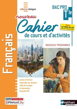 Français : terminale : bac pro : cahier de cours et d'activités : livre + licence élève (édition 2022)