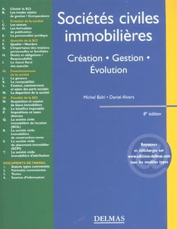 Societes civiles immobilieres : creation, gestion, evolution - 8e edition