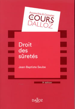 Droit des sûretés (9e édition)