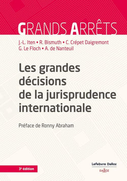 Les grandes décisions de la jurisprudence internationale (3e édition)