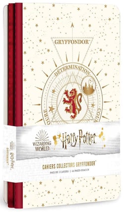 Harry Potter constellations : pack de 3 cahiers Gryffondor