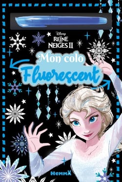 Disney La Reine des Neiges 2 - Mon colo Fluorescent (Fluo bleu)