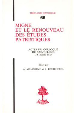 TH n°66 - Migne et le renouveau des études patristique