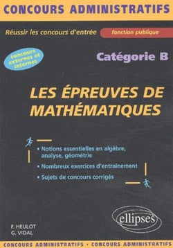 Les épreuves de mathématiques - catégorie B