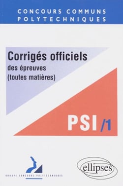 COR.EPREUV.CCOM.X ENSI PSI 1